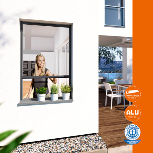 WINDHAGER Rollo IS Plus 100x160 cm in Weiss präsentiert im Onlineshop von KAQTU Design AG. Insektenabwehr ist von WINDHAGER