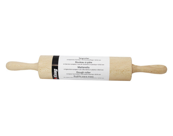 KISAG Teigroller Holz 43 cm in Natur, Braun präsentiert im Onlineshop von KAQTU Design AG. Wallholz ist von KISAG