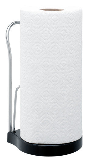 BRABANTIA Rollenhalter black brilliant steel 22.3 cm in Schwarz, Silber präsentiert im Onlineshop von KAQTU Design AG. Papierrollenhalter ist von BRABANTIA