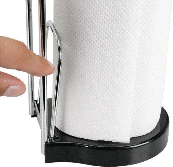 BRABANTIA Rollenhalter black brilliant steel 22.3 cm in Schwarz, Silber präsentiert im Onlineshop von KAQTU Design AG. Papierrollenhalter ist von BRABANTIA