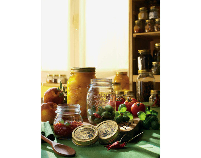 EINKOCHWELT Konservenglas Quattro Stagioni 2000 ml in Transparent, Gold präsentiert im Onlineshop von KAQTU Design AG. Einmachgläser ist von EINKOCHWELT