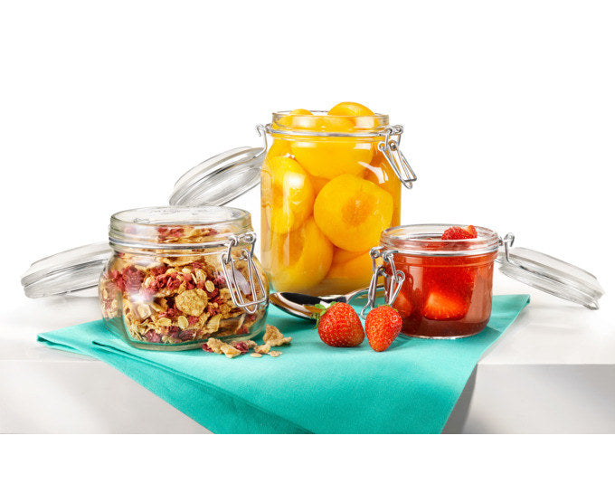 EINKOCHWELT Konservenglas Fido 750 ml in Transparent präsentiert im Onlineshop von KAQTU Design AG. Einmachgläser ist von EINKOCHWELT