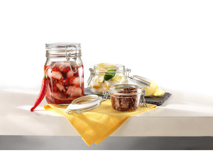 EINKOCHWELT Konservenglas Fido 1500 ml in Transparent präsentiert im Onlineshop von KAQTU Design AG. Einmachgläser ist von EINKOCHWELT