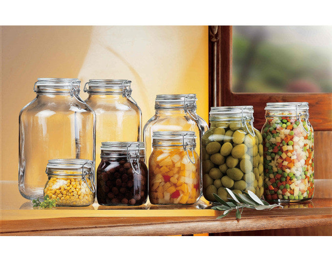 EINKOCHWELT Konservenglas Fido 3000 ml in Transparent präsentiert im Onlineshop von KAQTU Design AG. Einmachgläser ist von EINKOCHWELT
