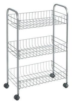 <tc>METALTEX</tc> Lugano All-Purpose Cart, Silver