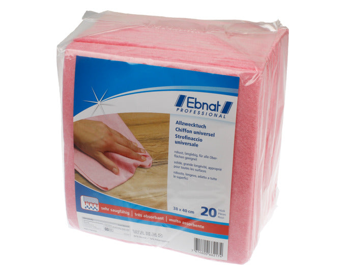 EBNAT Allzwecktuch 20 Stück rot 40x38cm in  präsentiert im Onlineshop von KAQTU Design AG. Reinigungsmittel ist von EBNAT
