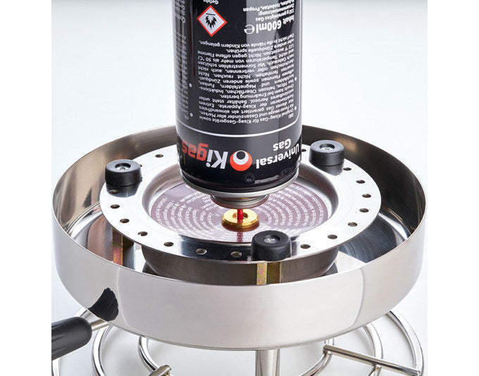 KISAG Gas Nachfülldose 600 ml in Schwarz, Weiss präsentiert im Onlineshop von KAQTU Design AG. Grillzubehör ist von KISAG
