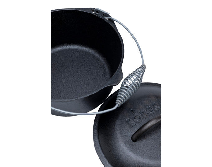 LODGE Kessel Dutch Oven 5 l in Schwarz präsentiert im Onlineshop von KAQTU Design AG. Outdoor Grillpfannen und -töpfe ist von LODGE