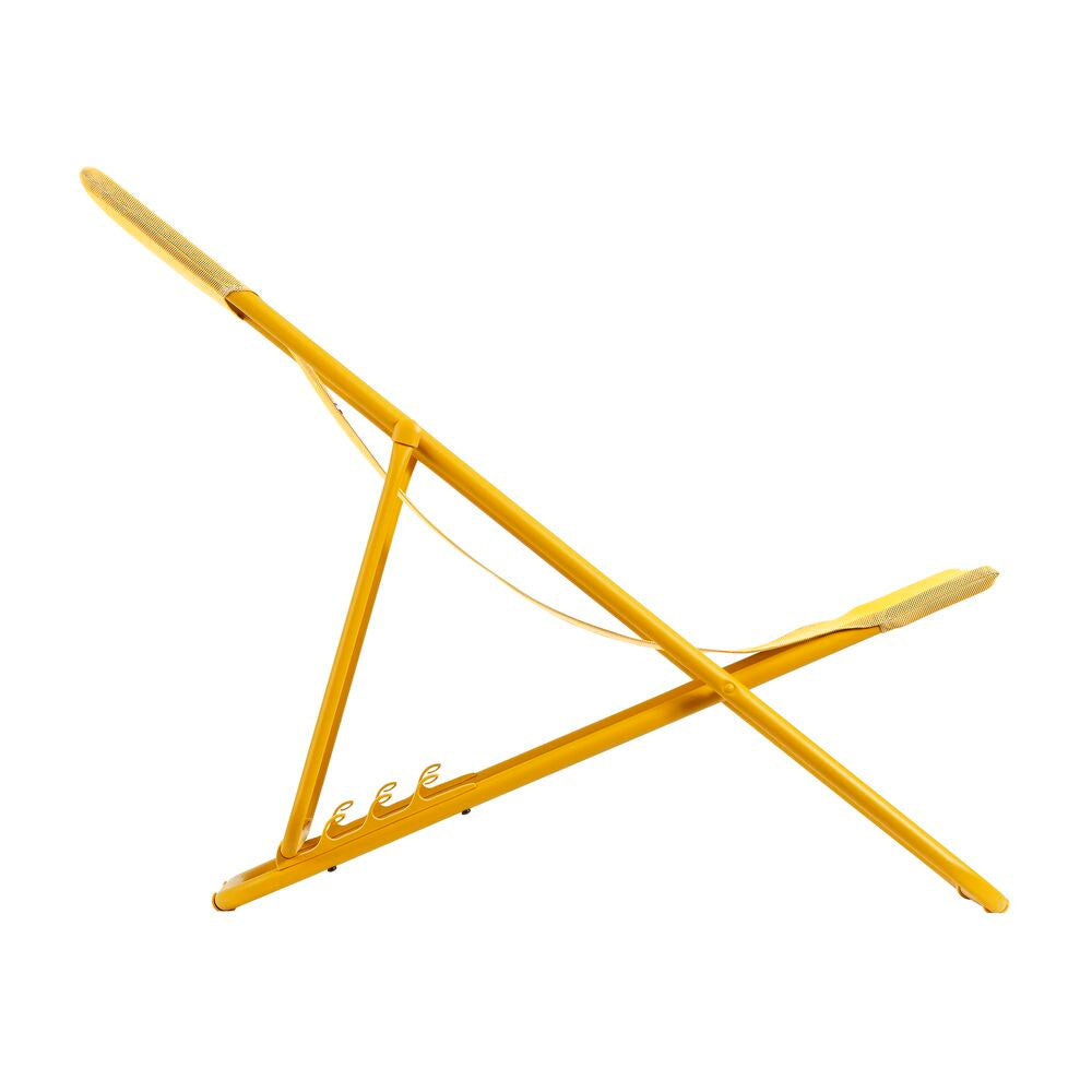 LAFUMA Sessel Maxi Transat miel in Miel, Gelb präsentiert im Onlineshop von KAQTU Design AG. Liegestuhl ist von LAFUMA
