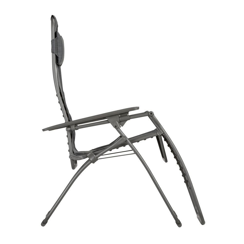 LAFUMA Relaxsessel Futura Clip XL obsidian titane II in Obsidian, Grau, Titane präsentiert im Onlineshop von KAQTU Design AG. Liegestuhl ist von LAFUMA