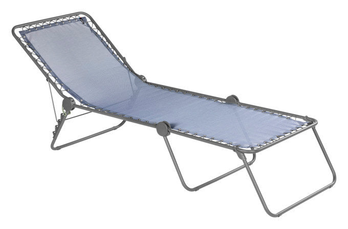 LAFUMA  Liege Siesta ocean titane in Ocean, Blau, Titane, Grau präsentiert im Onlineshop von KAQTU Design AG. Liegestuhl ist von LAFUMA