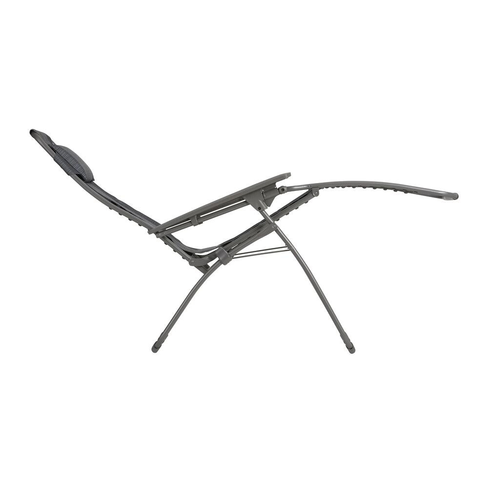 LAFUMA Relaxsessel Futura Clip obsidian titane II in Obsidian, Grau, Titane präsentiert im Onlineshop von KAQTU Design AG. Liegestuhl ist von LAFUMA