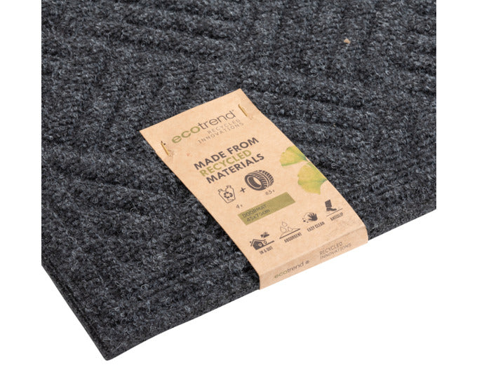 MULTY HOME Fussmatte Contours Parquet dunkelgrau 45x75 cm in  präsentiert im Onlineshop von KAQTU Design AG. Türmatte ist von MULTY HOME EUROPE