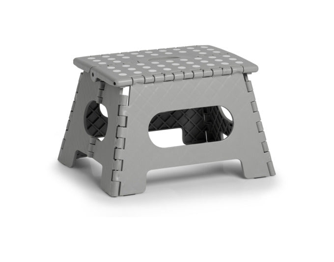 ZELLER Klapphocker Kunststoff grau 35x28x22 cm in  präsentiert im Onlineshop von KAQTU Design AG. Hocker ist von ZELLER PRESENT