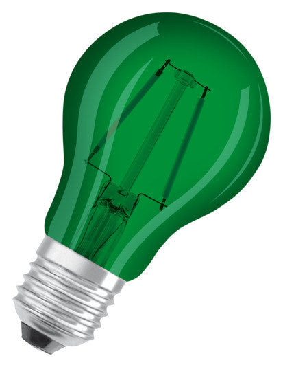OSRAM LED-Lampe Star Classic A Décor E27 2.5W 235lm clear Green in Klar, Transparent, Grün, 609 präsentiert im Onlineshop von KAQTU Design AG. Leuchtmittel ist von OSRAM