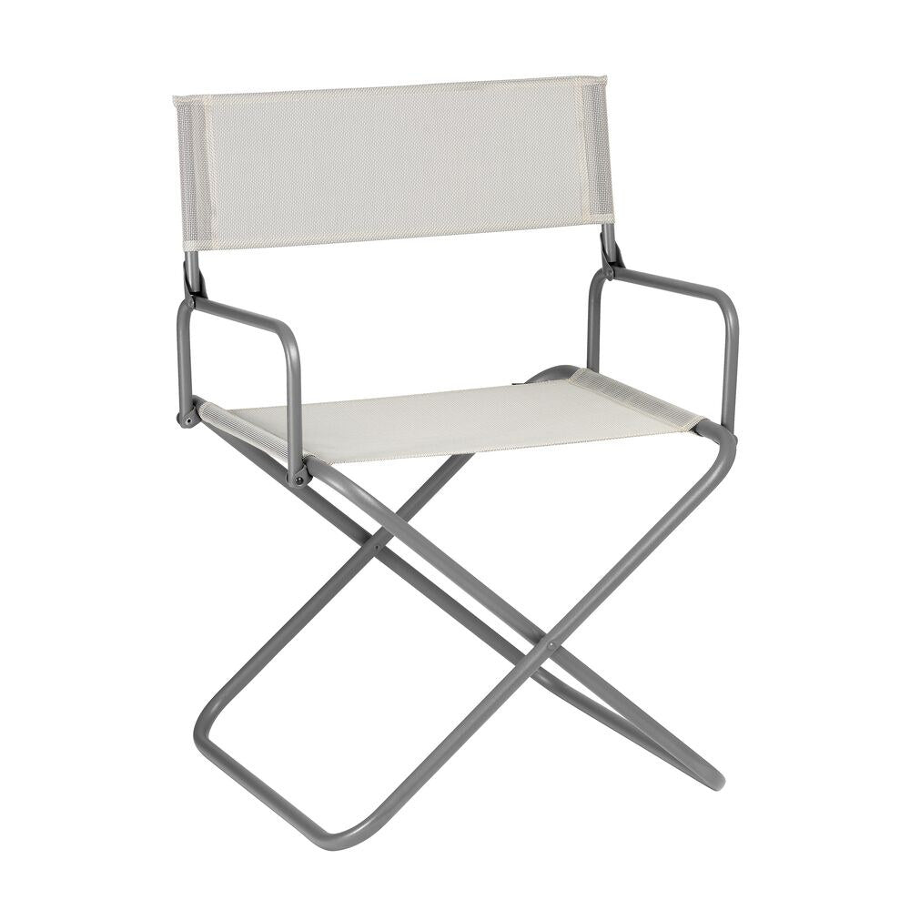 LAFUMA Klappsessel FGX XL seigle II Gestell titane in Seigle, Braun, Titane, Grau präsentiert im Onlineshop von KAQTU Design AG. Gartenstuhl mit Armlehnen ist von LAFUMA