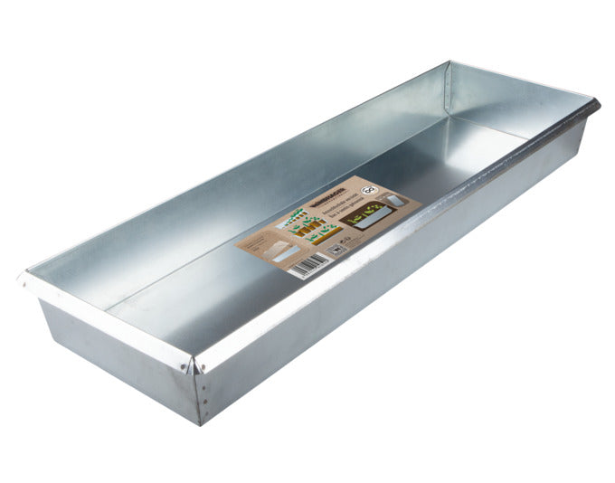 WINDHAGER Anzuchtschale greenLine 57x18x6 cm verzinkt in  präsentiert im Onlineshop von KAQTU Design AG. Pflanzentopf Outdoor ist von WINDHAGER