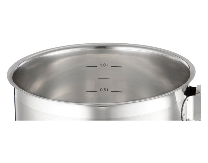 RÖSLE Stielkasserolle ohne Deckel Charm ø 16 cm in Silber präsentiert im Onlineshop von KAQTU Design AG. Stielkasserolle ist von RÖSLE