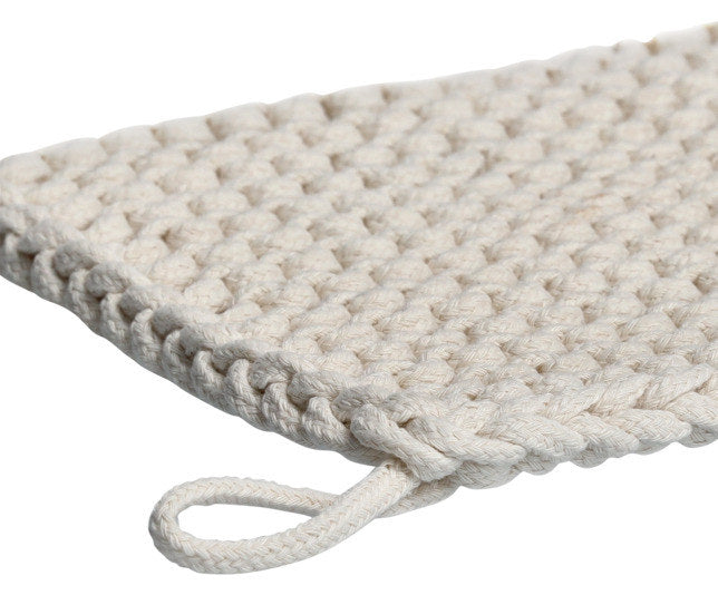 ZELLER PRESENT Topflappen Nature Baumwolle natur 18x18 cm in Creme, Weiss präsentiert im Onlineshop von KAQTU Design AG. Topflappen ist von ZELLER PRESENT