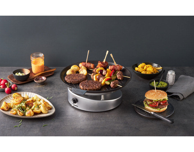 KISAG Grillplatte Rondo zu Longfire ø 32x3.2cm Antihaft in Schwarz präsentiert im Onlineshop von KAQTU Design AG. Grillplatten ist von KISAG
