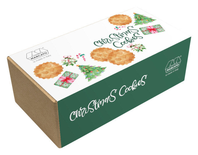 MARCATO Weihnachtsausstecher Set X-Mas Cookies Tanne Box green in Natur, Braun, Silber präsentiert im Onlineshop von KAQTU Design AG. Ausstecher ist von MARCATO