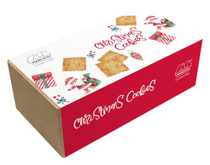 MARCATO Weihnachtsausstecher Set X-Mas Cookies Weihnachten Box red in Natur, Braun, Silber präsentiert im Onlineshop von KAQTU Design AG. Ausstecher ist von MARCATO