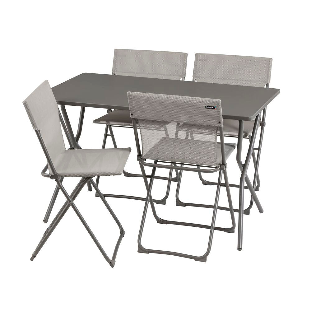 LAFUMA Klappsessel Balcony CB terre in Terre, Grau präsentiert im Onlineshop von KAQTU Design AG. Gartenstuhl mit Armlehnen ist von LAFUMA