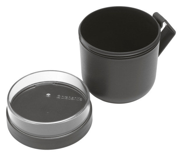 BRABANTIA Suppentasse Make & Take dark grey 0.6 l in Dark grey, Grau präsentiert im Onlineshop von KAQTU Design AG. Suppenteller ist von BRABANTIA