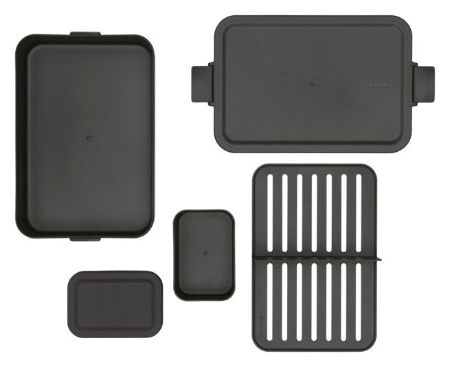 BRABANTIA Lunchbox Bento Make & Take dark grey 2 l in Dark grey, Grau präsentiert im Onlineshop von KAQTU Design AG. Lunchboxen ist von BRABANTIA