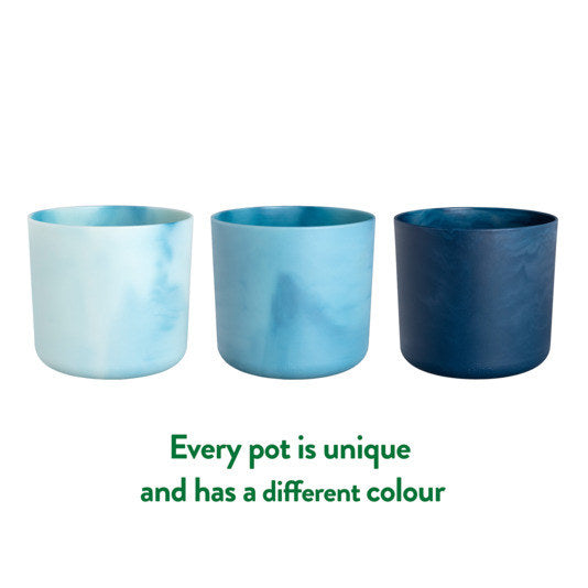 ELHO Topf Ocean rund ø 13.8 cm atlantikblau in Atlantikblau, Blau präsentiert im Onlineshop von KAQTU Design AG. Pflanzentopf Outdoor ist von ELHO