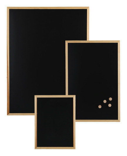 ZELLER Magnet und Kreidetafel 30x40 cm in Anthrazit, Grau, Natur, Braun präsentiert im Onlineshop von KAQTU Design AG. Pinnwände + Magnettafeln ist von ZELLER PRESENT