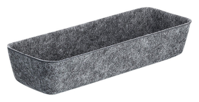 ZELLER Organizer Filz 7-teilig in Grau präsentiert im Onlineshop von KAQTU Design AG. Aufbewährungskörbe ist von ZELLER PRESENT