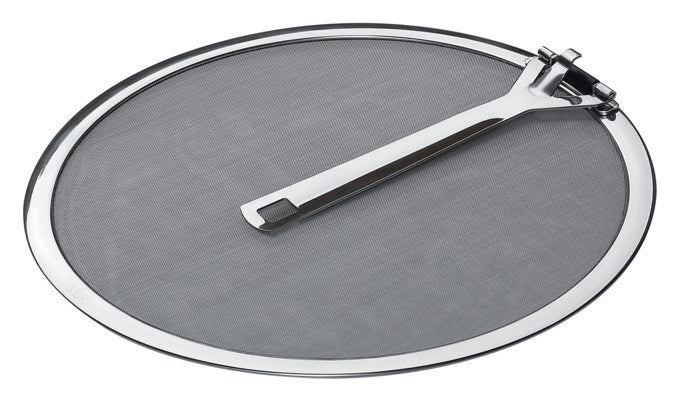 SPRING Spritzschutz Vulcano ø 33 cm in Silber präsentiert im Onlineshop von KAQTU Design AG. Spritzbeutel ist von SPRING