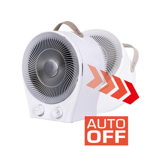 KOENIG Heizlüfter Salerno in Weiss, Grau präsentiert im Onlineshop von KAQTU Design AG. Haushaltshilfen ist von KOENIG