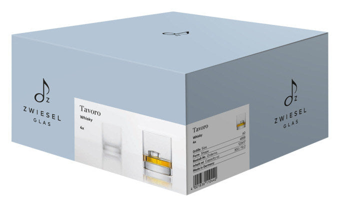 ZWIESEL GLAS Whiskyglas Tavoro 60 4 Stück in Transparent präsentiert im Onlineshop von KAQTU Design AG. Whiskygläser ist von ZWIESEL GLAS