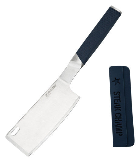 STEAK CHAMP Spatula und Wender Flip & Cut mit Kochmesser-Schneide in  präsentiert im Onlineshop von KAQTU Design AG. Kochmesser ist von STEAK CHAMP