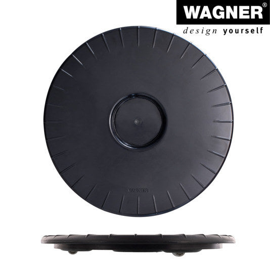 WAGNER Rolluntersetzer ø 300 mm Ultraflat schwarz in Schwarz präsentiert im Onlineshop von KAQTU Design AG. Pflanzenroller ist von WAGNER