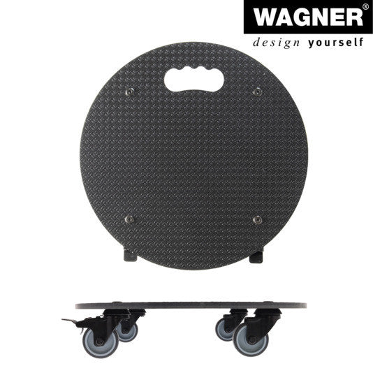 WAGNER Rolluntersetzer HPL ø 380 mm GH0630 in Schwarz präsentiert im Onlineshop von KAQTU Design AG. Pflanzenroller ist von WAGNER