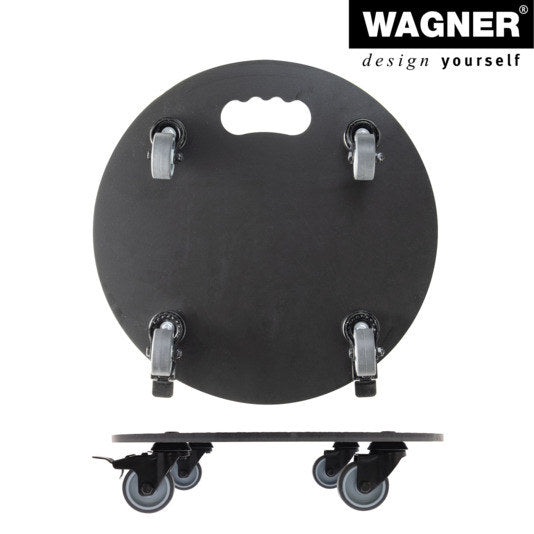 WAGNER Rolluntersetzer HPL ø 380 mm GH0630 in Schwarz präsentiert im Onlineshop von KAQTU Design AG. Pflanzenroller ist von WAGNER