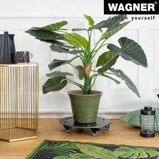 WAGNER Rolluntersetzer HPL ø 380 mm GH0630 in Schwarz präsentiert im Onlineshop von KAQTU Design AG. Pflanzenroller ist von WAGNER