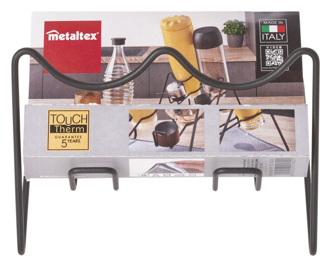 METALTEX Abtropfgestell Sodatex 2 Lava für 2 Flaschen schwarz 21x17x14 cm in  präsentiert im Onlineshop von KAQTU Design AG. Abwasch ist von METALTEX