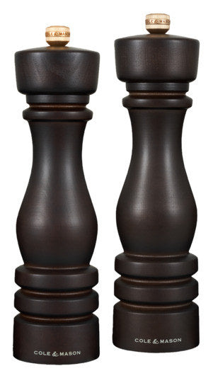 COLE&MASON Salzmühle London Buche dunkel 22x5.8x5.8 cm in Dunkelbraun, Braun präsentiert im Onlineshop von KAQTU Design AG. Salz & Pfeffer ist von COLE & MASON