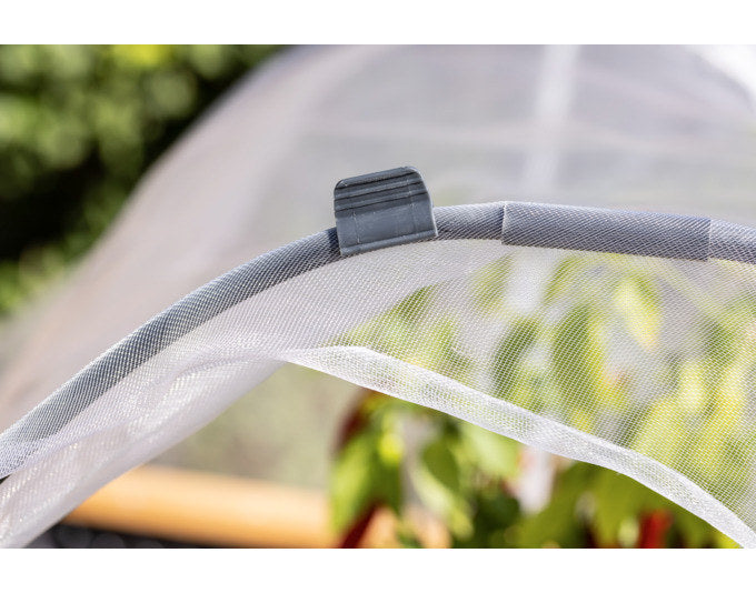 WINDHAGER Hochbeet Tunnelbogen-System Komplettset in Transparent, Schwarz präsentiert im Onlineshop von KAQTU Design AG. Gartenfolien und Vliese ist von WINDHAGER