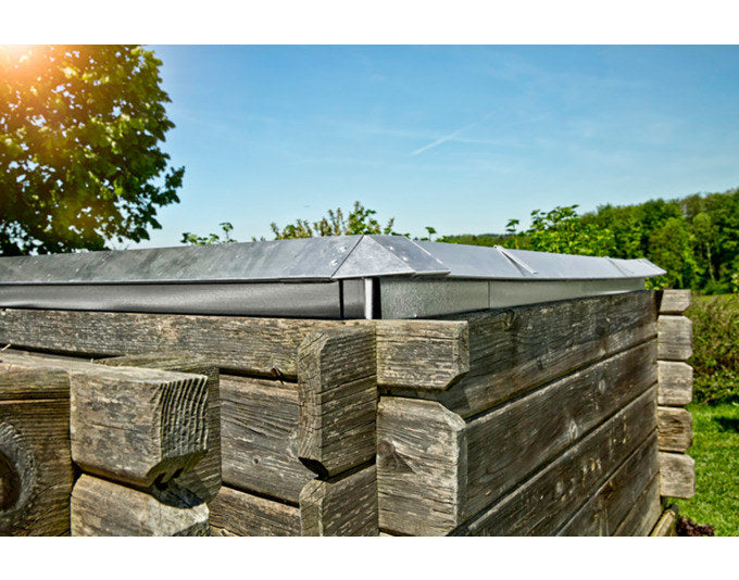 WINDHAGER Schneckenzaun ZinkLine Seiten-Element 25x115 cm in  präsentiert im Onlineshop von KAQTU Design AG. Insektenabwehr ist von WINDHAGER