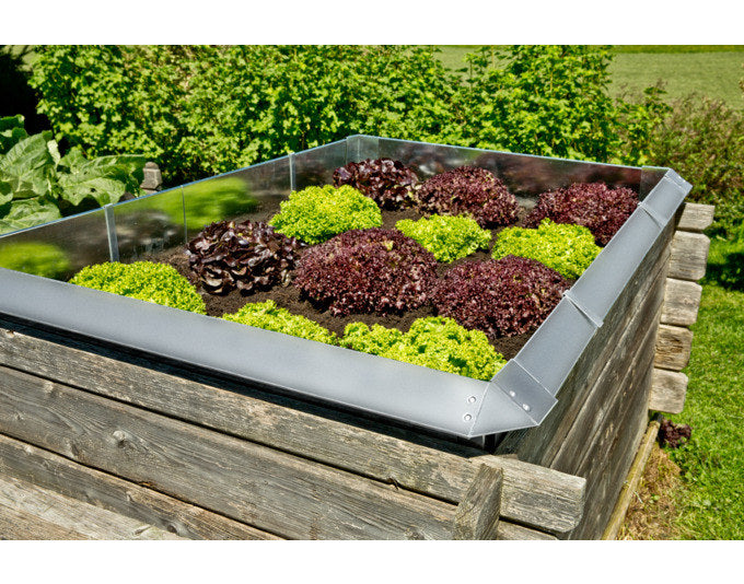 WINDHAGER Schneckenzaun ZinkLine Seiten-Element 25x115 cm in  präsentiert im Onlineshop von KAQTU Design AG. Insektenabwehr ist von WINDHAGER