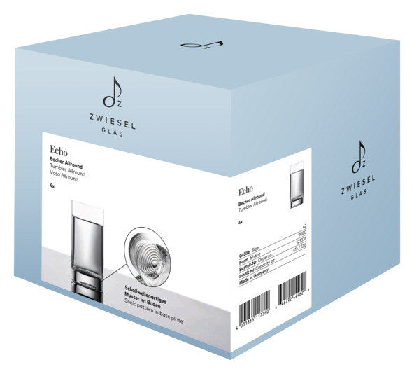 ZWIESEL GLAS Allroundglas Echo 42 4 Stück in Transparent präsentiert im Onlineshop von KAQTU Design AG. Trinkgläser ist von ZWIESEL GLAS
