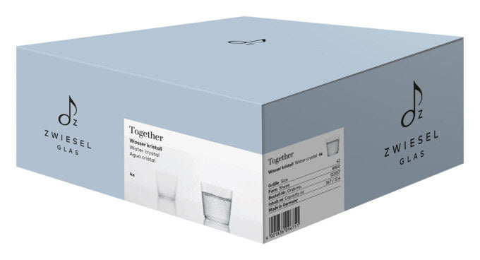 ZWIESEL GLAS Wasserglas Together 42 klarglas 4 Stück in Transparent präsentiert im Onlineshop von KAQTU Design AG. Trinkgläser ist von ZWIESEL GLAS