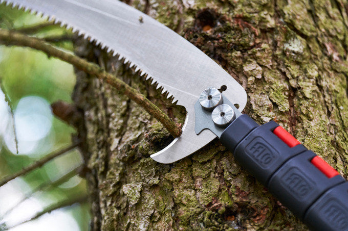 FELCO Stangensäge 640 cm mit Blatt 684/3 und Ersatzblatt 630/3 in Schwarz, Silber präsentiert im Onlineshop von KAQTU Design AG. Gartenscheren ist von FELCO