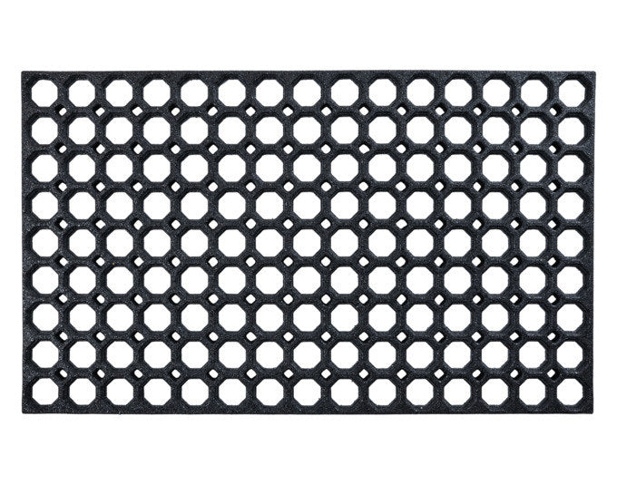 MULTY HOME Fussmatte Honey Comb schwarz 80x120 cm in Schwarz präsentiert im Onlineshop von KAQTU Design AG. Fussmatte ist von MULTY HOME EUROPE