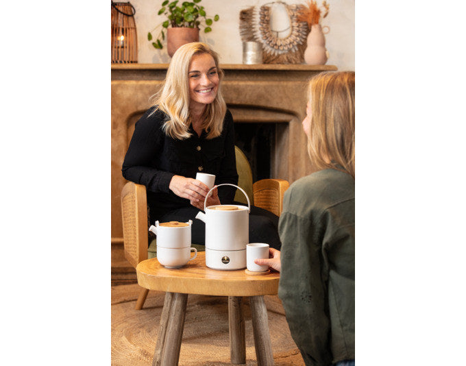 BREDEMEIJER Teeset Umea 2-teilig weiss matt 1.2 l in Weiss präsentiert im Onlineshop von KAQTU Design AG. Teekrüge ist von BREDEMEIJER